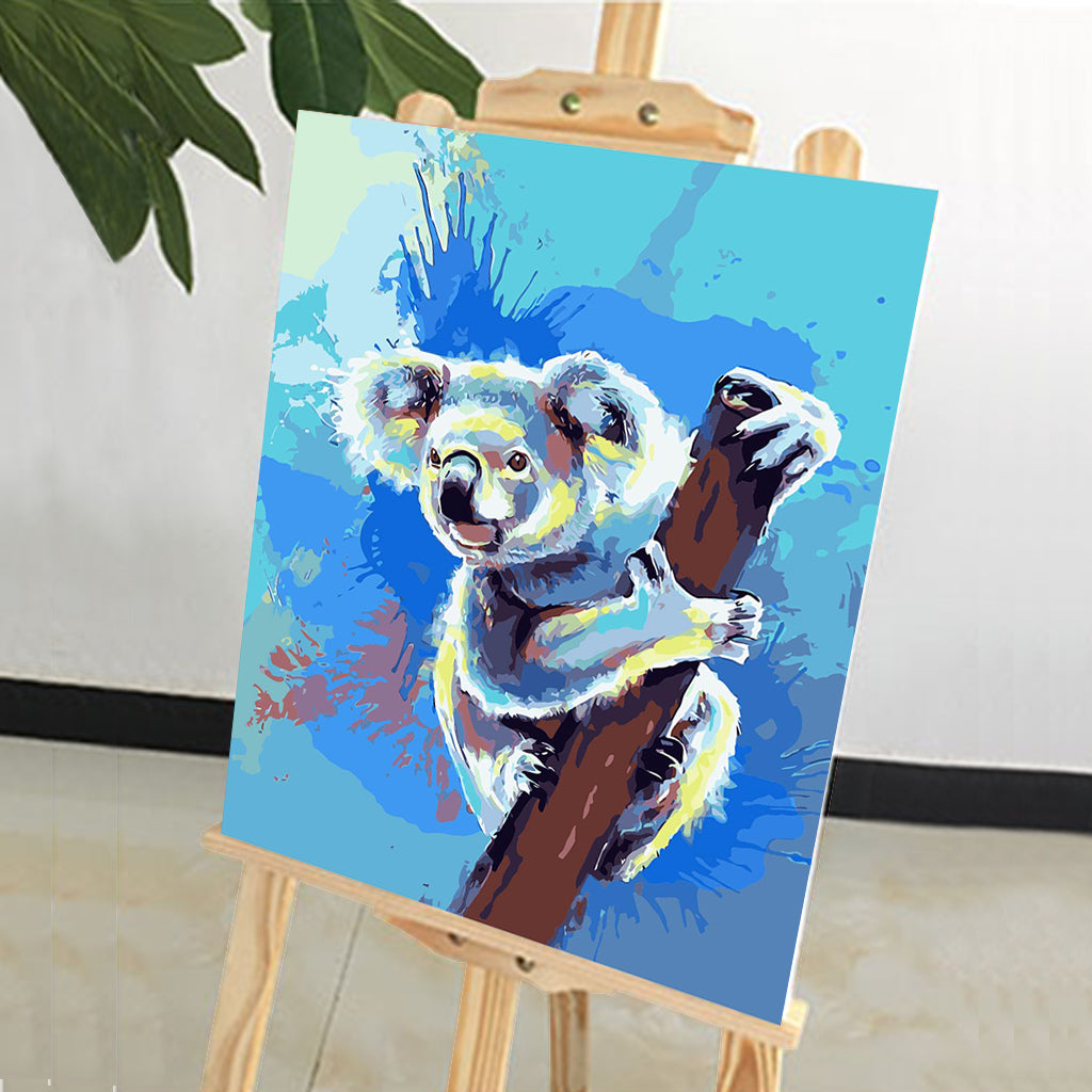 DIY Painting by number kit | Animal koala