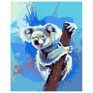 DIY Painting by number kit | Animal koala