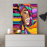 DIY Painting by number kit | African woman