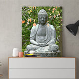 DIY Painting by number kit | Statue buddha