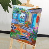 DIY Painting by number kit | Beautiful view of the Aegean Sea