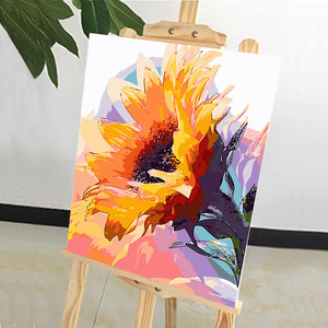 DIY Painting by number kit | Sunflower