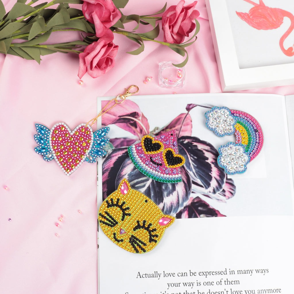 DIY Diamond Painting keychain - Small parts