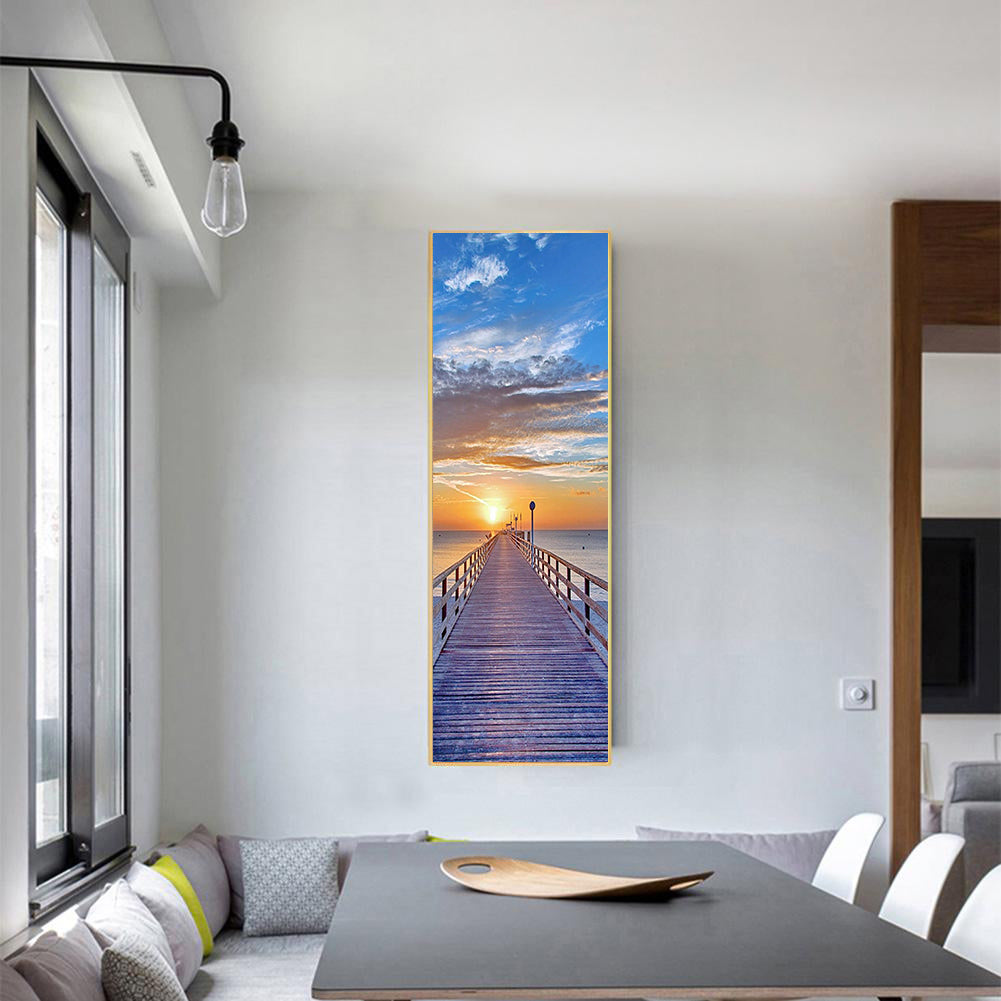 Full Large Diamond Painting kit - Road by the sea