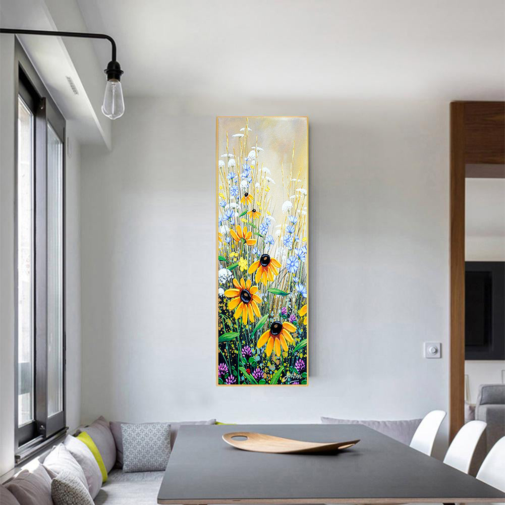 Full Large Diamond Painting kit - Wildflowers