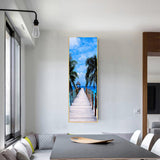 Full Large Diamond Painting kit - Plank road by the sea