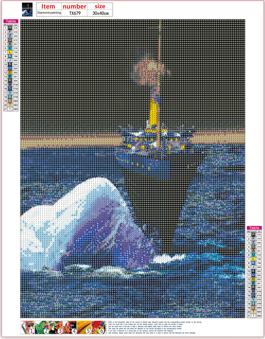 Full Diamond Painting kit - Marine architecture