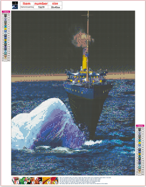 Full Diamond Painting kit - Marine architecture