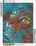 Full Diamond Painting kit - Cat
