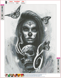 Full Diamond Painting kit - Halloween lady
