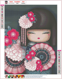Full Diamond Painting kit - Japanese Muppet Girl