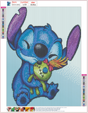 Full Diamond Painting kit - Stitch
