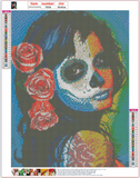 Full Diamond Painting kit - Halloween lady