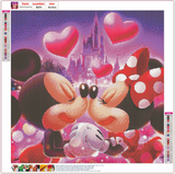Full Diamond Painting kit - Mickey and Minnie