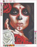 Full Diamond Painting kit - Halloween lady