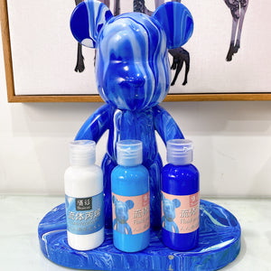 Fluid painting Popobe bear