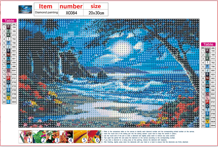 Full Diamond Painting kit - Evening by the sea