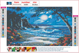 Full Diamond Painting kit - Evening by the sea