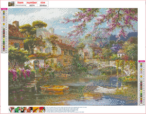 Full Diamond Painting kit - Beautiful rural landscape