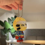 Beerus Family Tiger Keychain and Doll (with glue tools) - Hibah-Diamond painting art studio