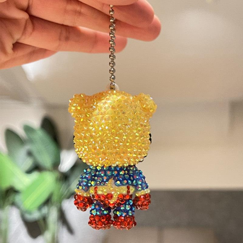 Beerus Family Tiger Keychain and Doll (with glue tools) - Hibah-Diamond painting art studio