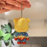 Beerus Family Tiger Keychain and Doll (with glue tools) - Hibah-Diamond painting art studio