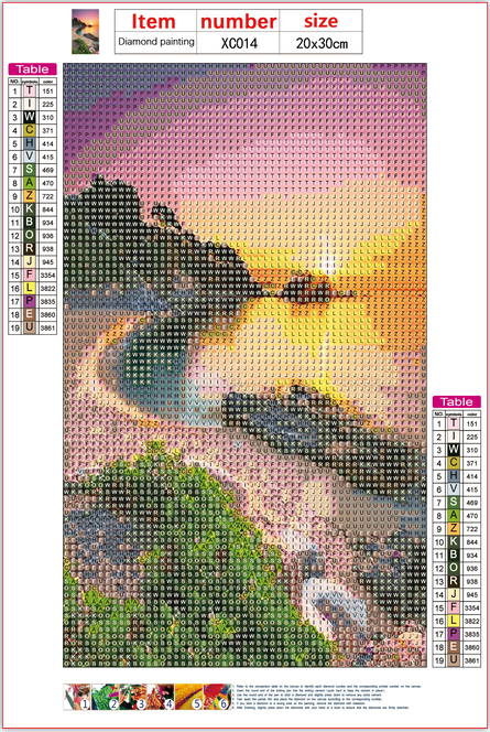 Full Diamond Painting kit - Beautiful seaside view