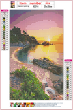 Full Diamond Painting kit - Beautiful seaside view