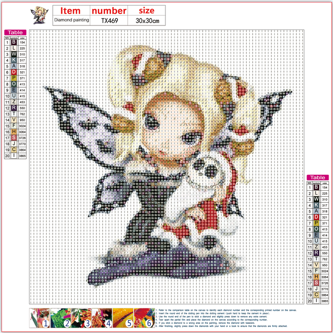Full Diamond Painting kit - Halloween elf