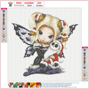 Full Diamond Painting kit - Halloween elf