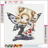 Full Diamond Painting kit - Halloween elf