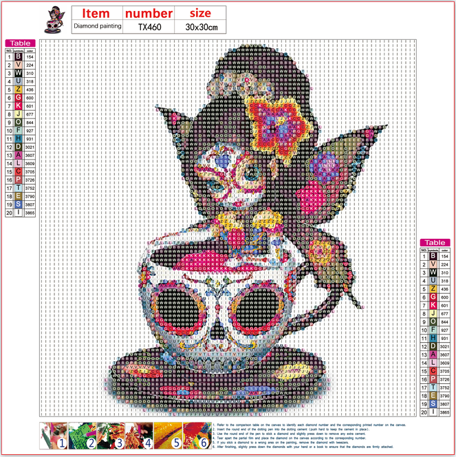 Full Diamond Painting kit - Halloween elf