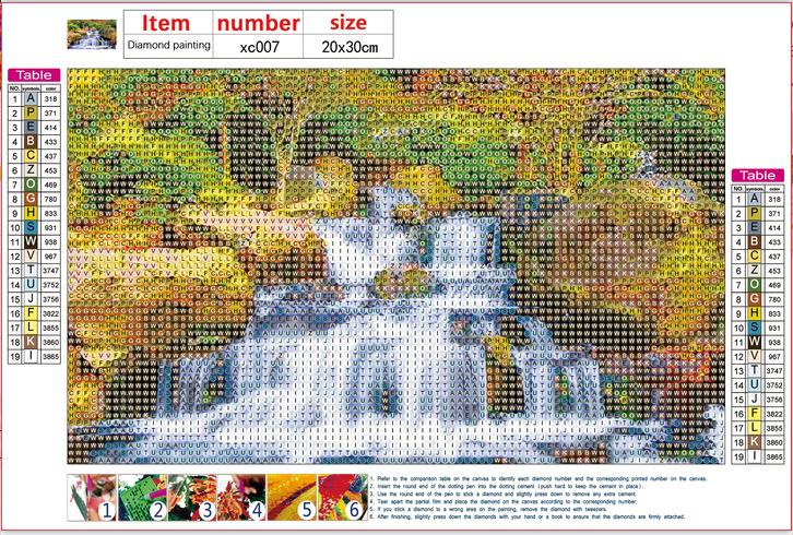 Full Diamond Painting kit - Beautiful waterfall view