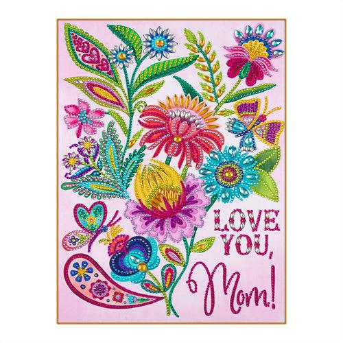 Crystal Rhinestone Diamond Painting Ki - Happy Mothers' Day - Hibah-Diamond painting art studio