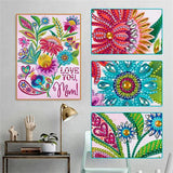 Crystal Rhinestone Diamond Painting Ki - Happy Mothers' Day - Hibah-Diamond painting art studio