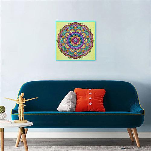 Crystal Rhinestone Diamond Painting Ki - Mandala - Hibah-Diamond painting art studio
