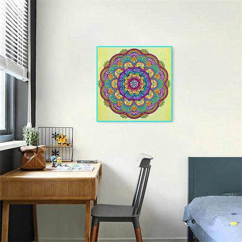 Crystal Rhinestone Diamond Painting Ki - Mandala - Hibah-Diamond painting art studio