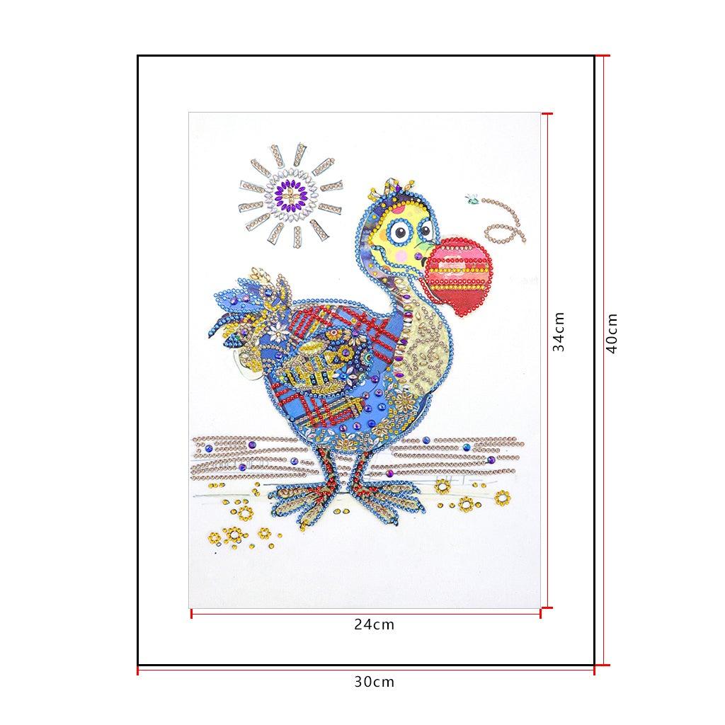 Crystal Rhinestone Diamond Painting Kit - A cock - Hibah-Diamond painting art studio