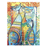 Crystal Rhinestone Diamond Painting Kit - Abstract Animal Cat