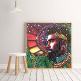 Crystal Rhinestone Diamond Painting Kit - African Men - Hibah-Diamond painting art studio