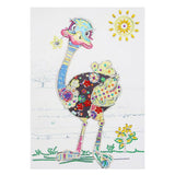 Crystal Rhinestone Diamond Painting Kit - An ostrich