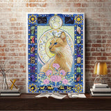 Crystal Rhinestone Diamond Painting Kit - Animal cat (16x20inch) - Hibah-Diamond painting art studio