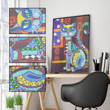 Crystal Rhinestone Diamond Painting Kit - Animal cat - Hibah-Diamond painting art studio