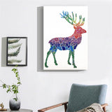 Crystal Rhinestone Diamond Painting Kit - Animal Color Deer - Hibah-Diamond painting art studio