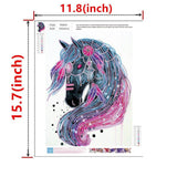 Crystal Rhinestone Diamond Painting Kit - Animal horse - Hibah-Diamond painting art studio
