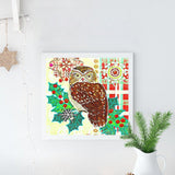 Crystal Rhinestone Diamond Painting Kit - Animal owl - Hibah-Diamond painting art studio