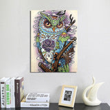Crystal Rhinestone Diamond Painting Kit - Animal Owl - Hibah-Diamond painting art studio
