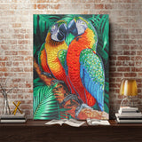 Crystal Rhinestone Diamond Painting Kit - Animal Parrot - Hibah-Diamond painting art studio
