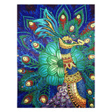 Crystal Rhinestone Diamond Painting Kit - Animal Peacock