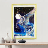 Crystal Rhinestone Diamond Painting Kit - Animal Pegasus - Hibah-Diamond painting art studio